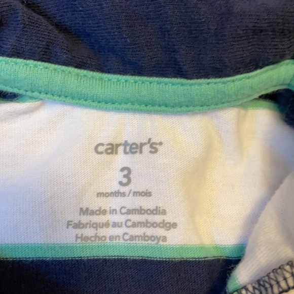 4 - Carter’s & Oshkosh 3-6 month rompers - Picture 10 of 10